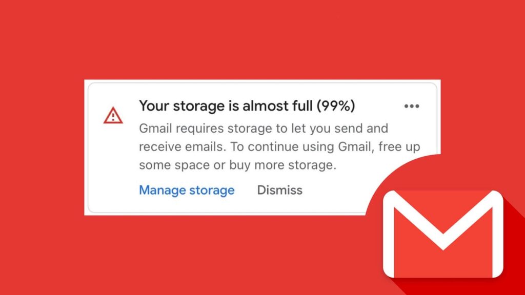 Gmail Storage Full