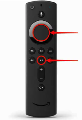 restart firestick using remote